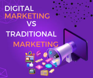 Digital Marketing Vs Traditional Marketing image