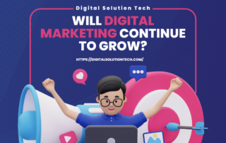 image with text "Will digital marketing continue to grow?