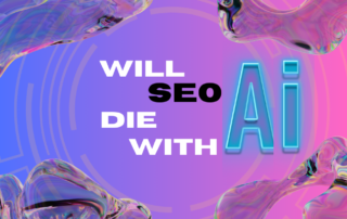 an image telling Will seo die with ai ?