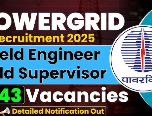 POWERGRID Recruitment 2025 – Apply for 1543 vacancies Field Engineer & Supervisor Posts