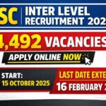 BSSC Inter Level Recruitment