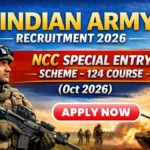Indian Army NCC Special Entry Recruitment