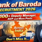 Bank of Baroda Professional Recruitment