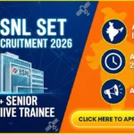 BSNL Senior Executive Trainee Recruitment