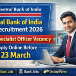 Central Bank of India Specialist Officers Recruitment