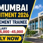 IIM Mumbai Management Trainee Recruitment