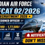 Indian Air Force AFCAT 02/2026 Recruitment