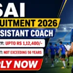 Sports Authority of India Assistant Coach Recruitment