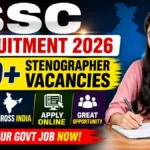 SSC Stenographer Recruitment
