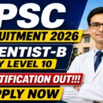 UPSC Scientist-B Recruitment
